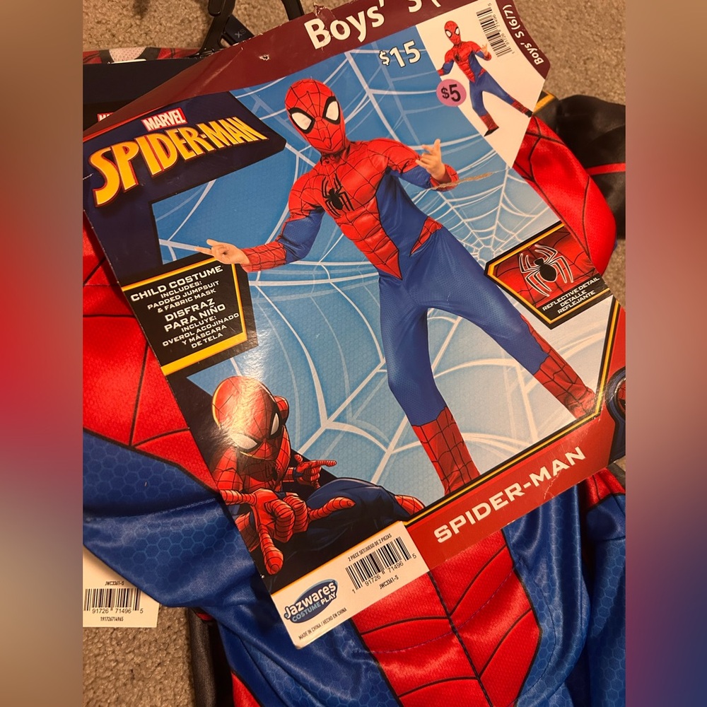 Marvel Spider-Man Kids Costume - Vibrant Red and Blue